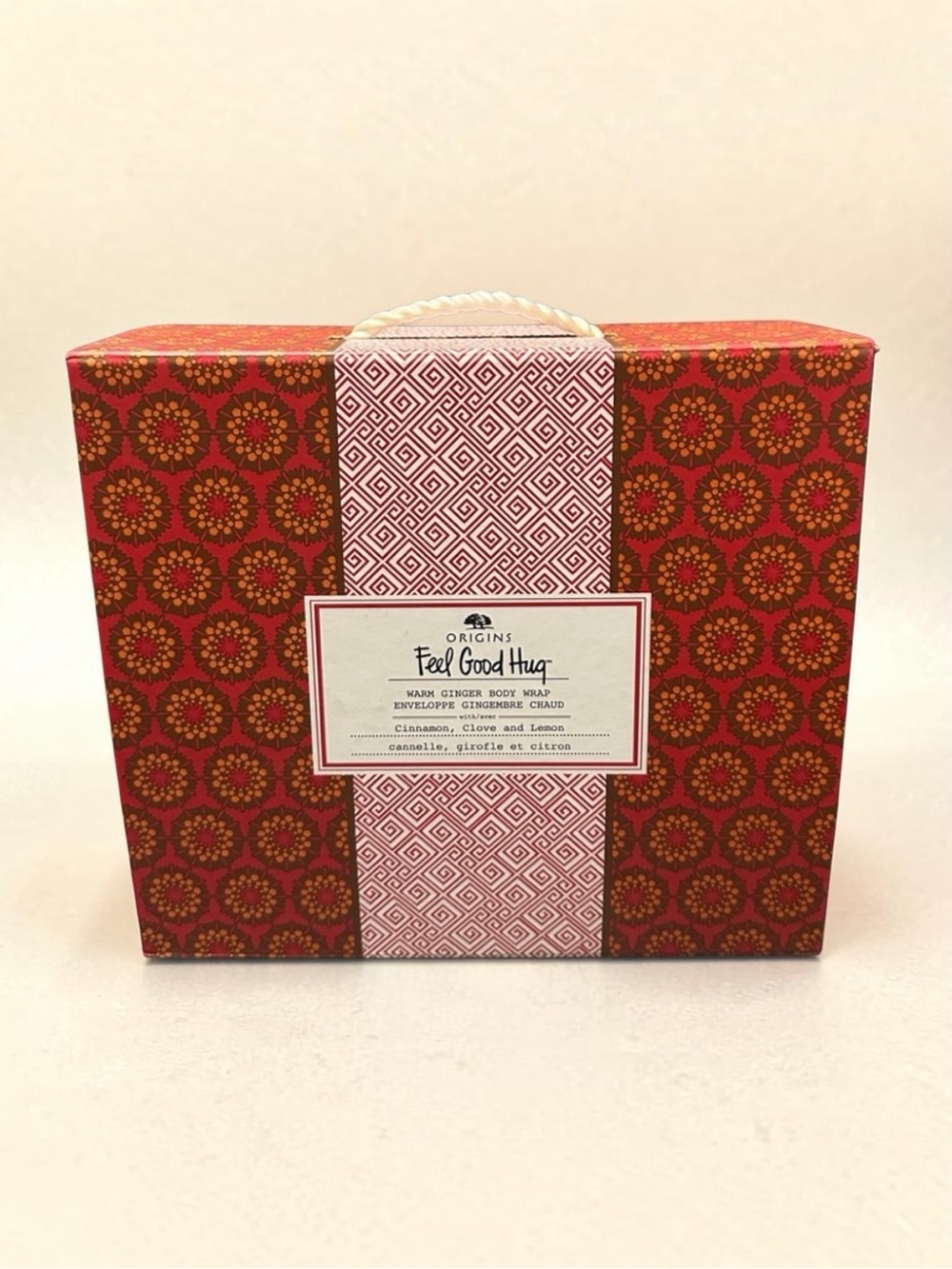 Origins Feel Good Hug Warm Ginger Body Wrap - Cinnamon - Clove and Lemon